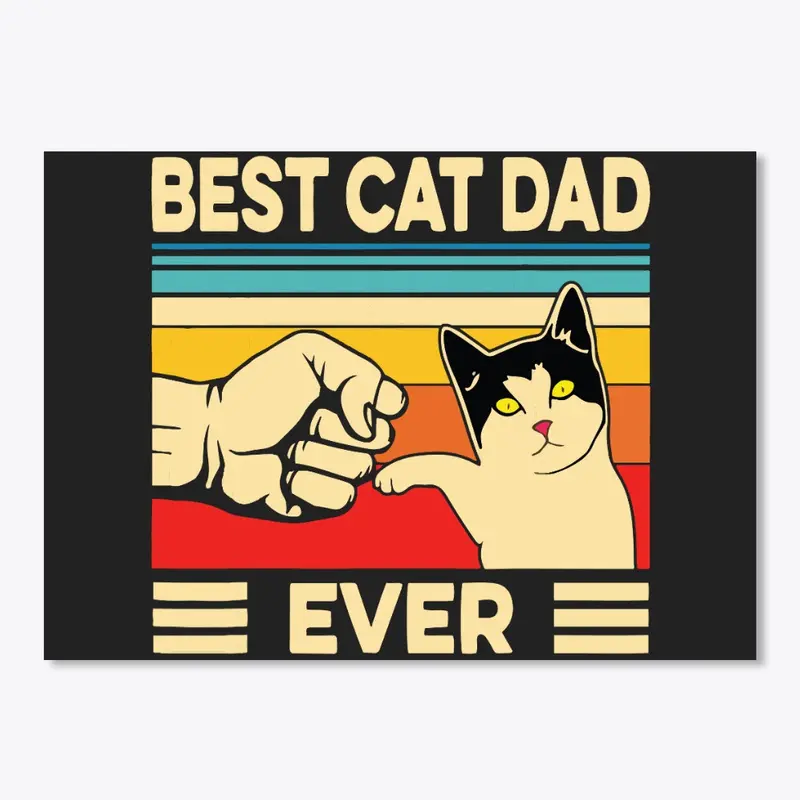 Cat Dad T Shirt