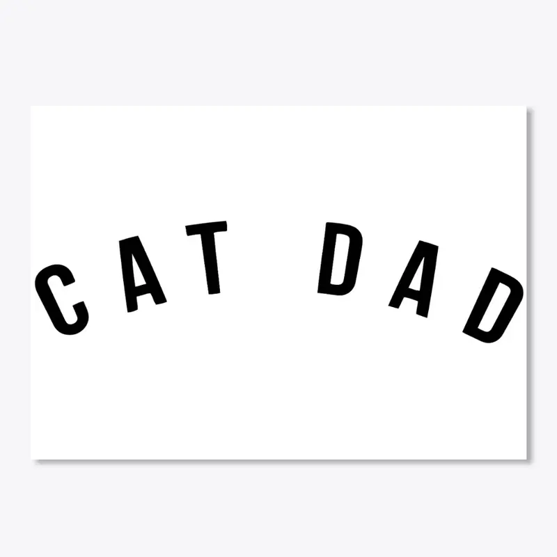 Cat Dad T Shirt