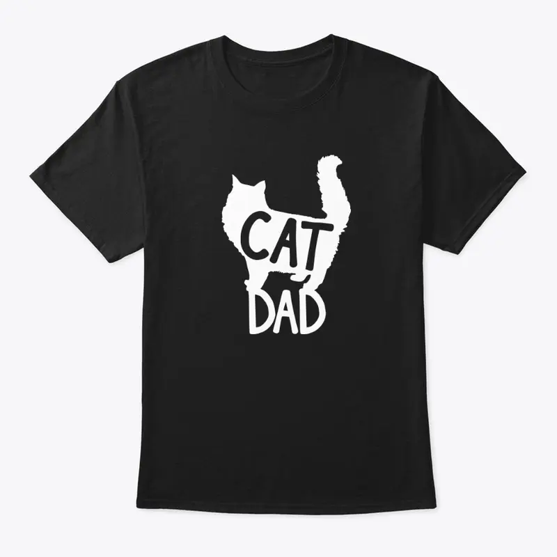 Cat Dad T Shirt