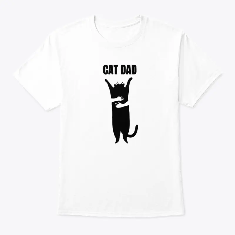 Cat Dad T Shirt