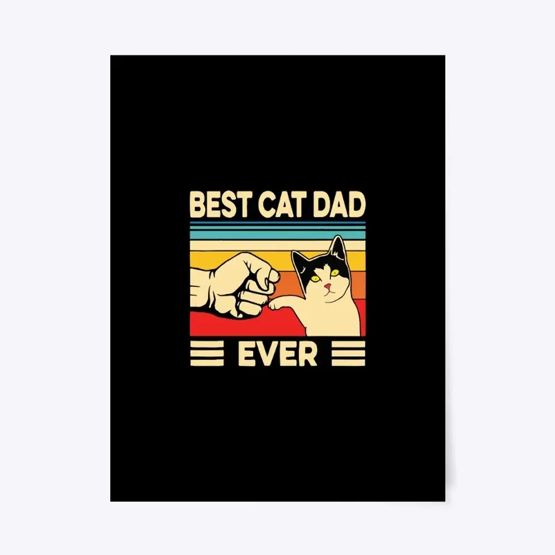 Cat Dad T Shirt