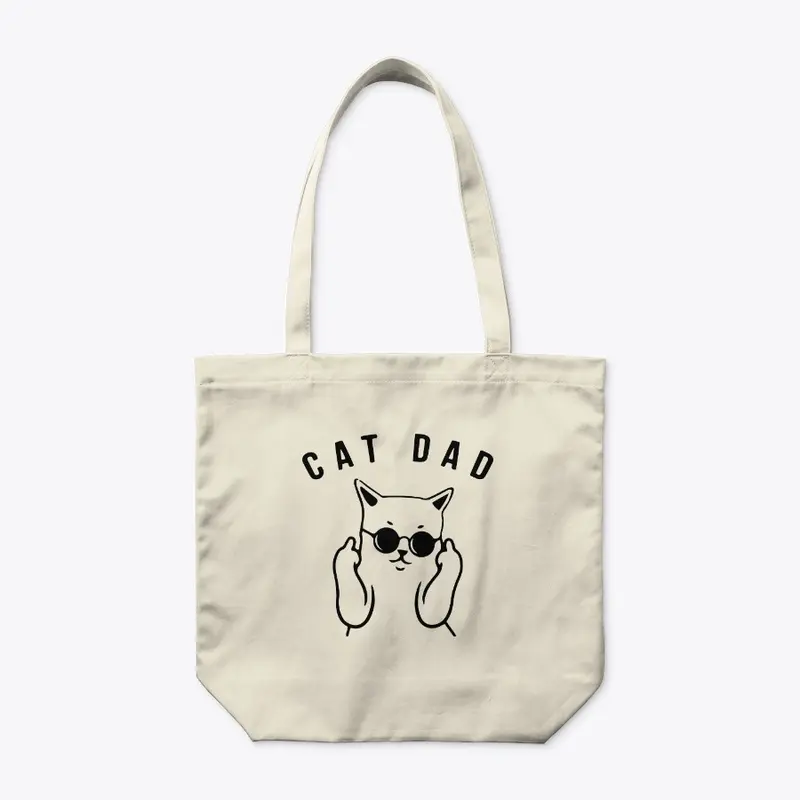 Cat Dad T Shirt