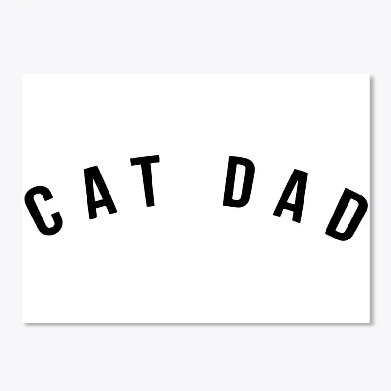 Cat Dad T Shirt